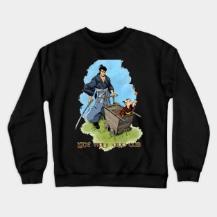 Warrior art illustration Crewneck Sweatshirt